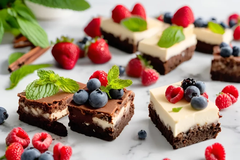 Decadent plant-based desserts