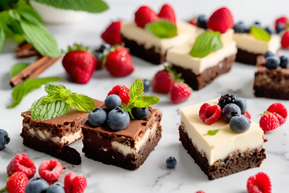 Decadent plant-based desserts