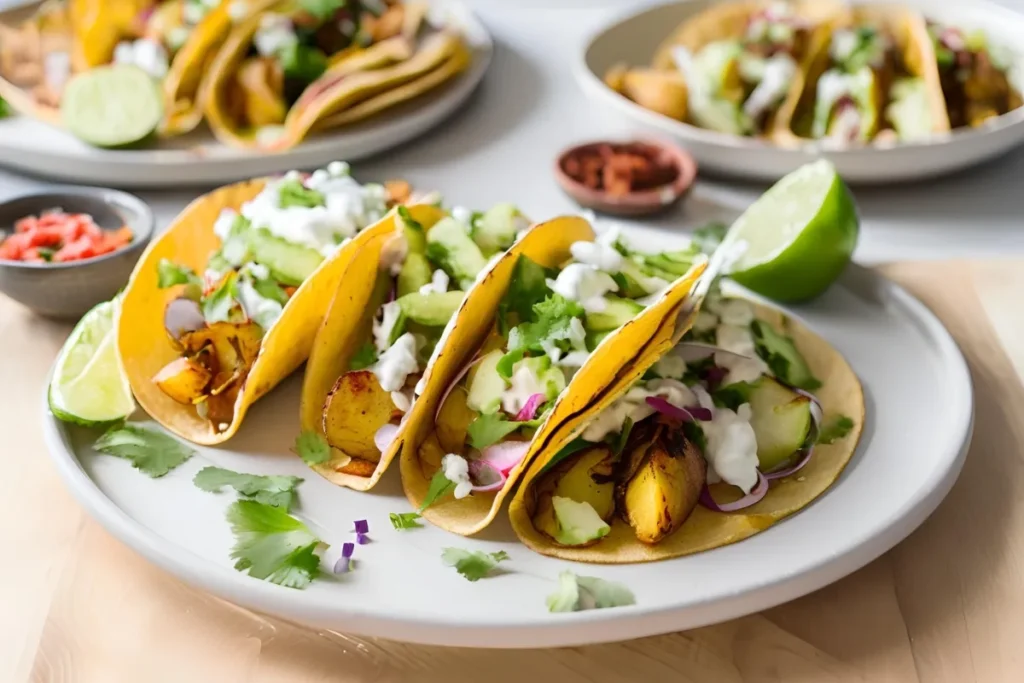 Easy Potato Green Chile Tacos Recipe