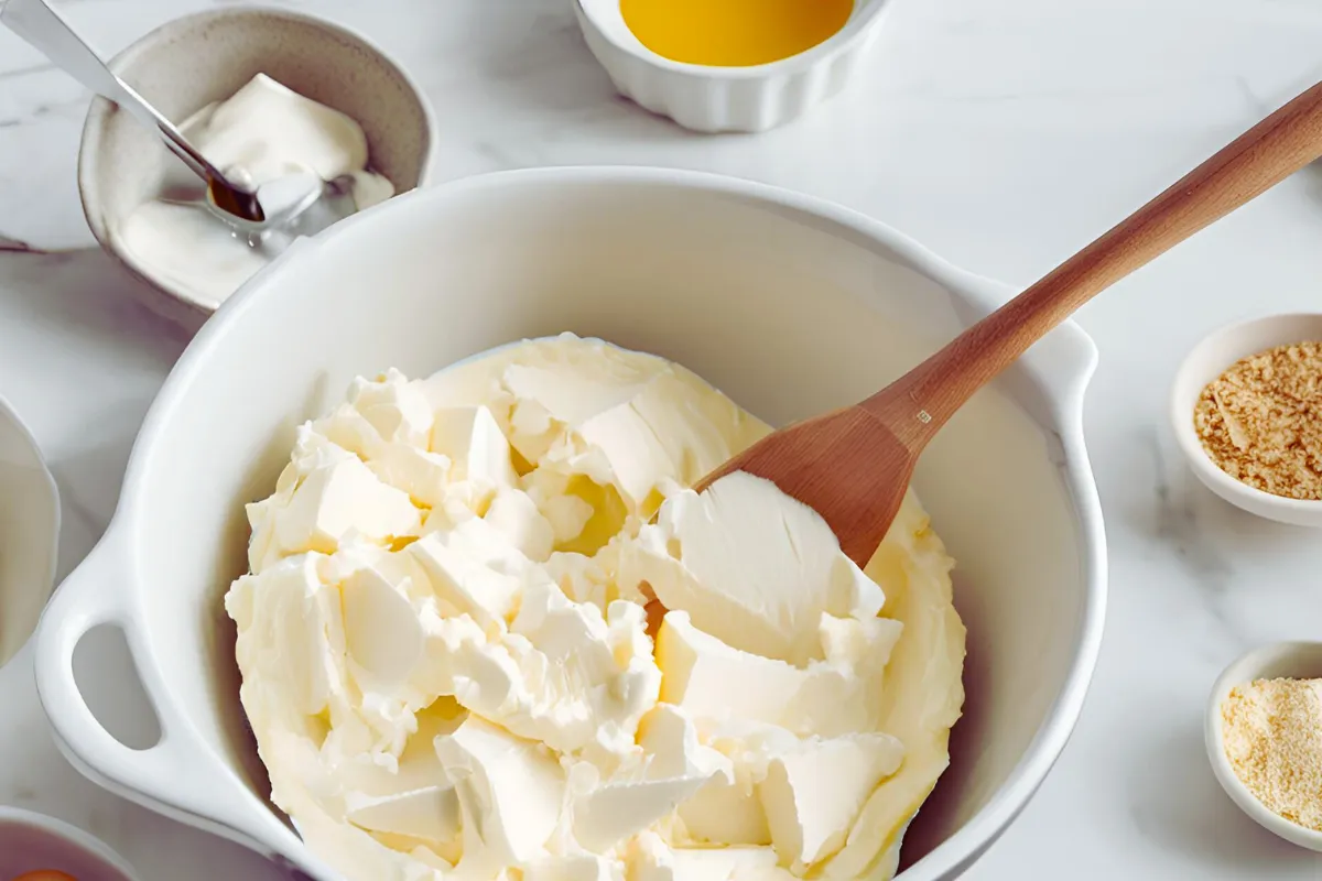 Bowl of Creamy Dessert Mixture